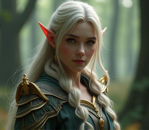 ファンタジーキャラクターの3Dモデル