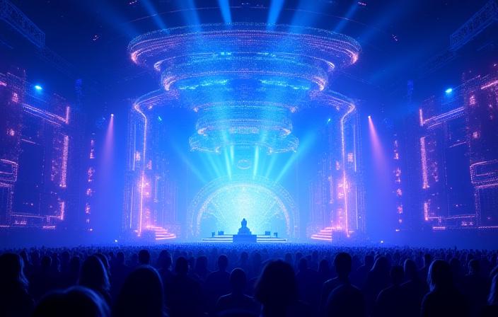 仮想コンサートステージデザイン