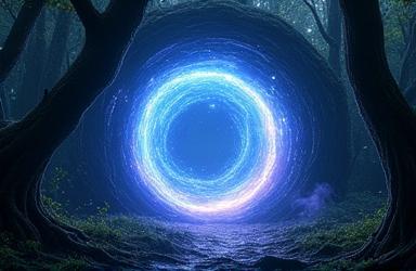 VFXファンタジーシーン：次元の扉